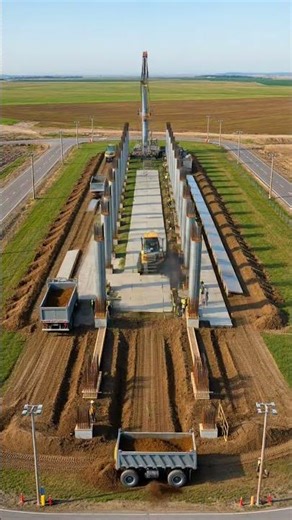 10-Second Time-Lapse: Industrial Factory Built from Natural Land