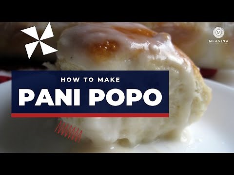 Samoan Food: How to make Pani Popo
