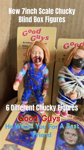 New Chucky Blind Box figures by Neca #chucky #horor #halloween
