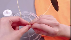 Halloween Hanging Pumpkin Ghost Light Up Decorations Outdoor, 2 Pack Pumpkin Hanging Ghost Outside to The Tree with Extra 6 Led Lights, Light Up Hanging Ghost Decoration (Pack of 2)