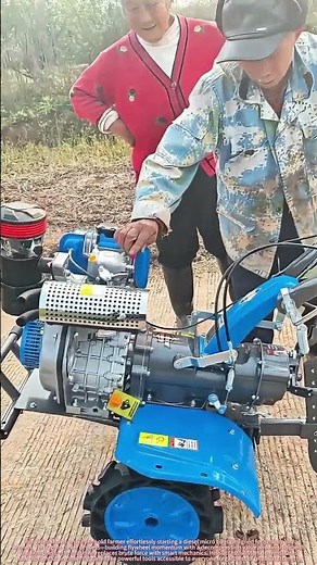 How an 80-Year-Old Man Starts a Tiller Effortlessly