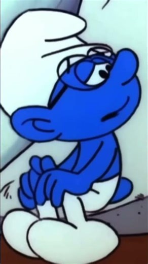brainy smurf stomach growl #brainy #shorts