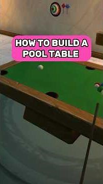 How to build a POOL TABLE - WoW Housing