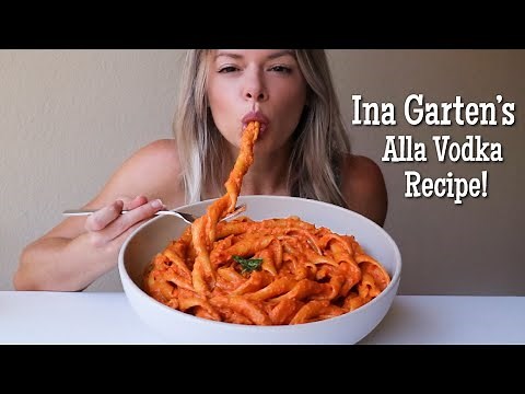 Giant Fusilli alla Vodka MUKBANG | Ina Garten's Recipe!