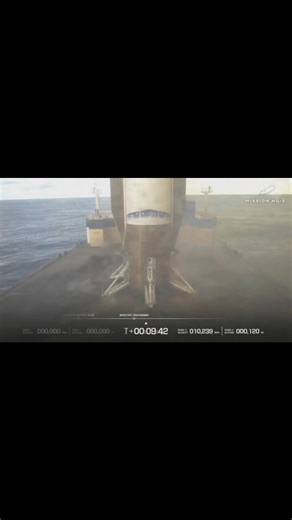 Succes voor Jeff Bezos' Blue Origin ruimte programma. De NG-2 raketbooster keert zelfstandig terug naar een platform op zee en landt daar. | De Dageraad Post