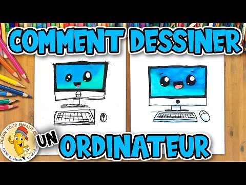 Comment dessiner un ORDINATEUR pour enfants