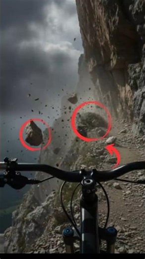 I Tried Riding the UNRIDEABLE ⛰️🚲 | Narrow Cliff MTB POV