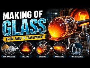 How Glass Is Made | The Amazing Glass Manufacturing Process | From Sand to Glass