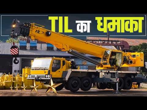 TIL TMS 885 Crane 🔥 80 Ton Power Machine | Til का धमाका | Made in India