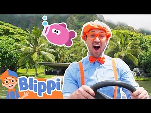 Blippi Goes Fishing in Hawaii! Educational Videos for Toddlers - Videos For Kids