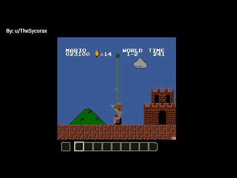 Super Mario Bros. in Minecraft: World-1 Playthrough