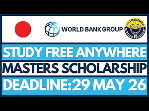 How to Apply for Joint Japan World Bank Scholarship 2026 | Fully Funded Master’s Programs Anywhere