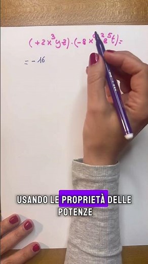 Moltiplicazioni tra monomi in meno di 1 minuto #matematicaconlidia #matematica #math #stem #monomi