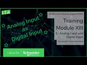 EcoStruxure Machine Expert HVAC Training - M13.1 Analog Input as Digitial Input