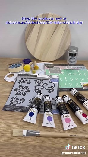 Satisfying Stencil Painting for Kids Craft Ideas