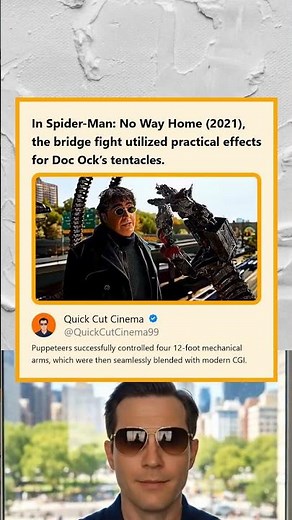 Spider-Man No Way Home 2021 Doc Ock Tentacles Were a Blend of Practical Puppetry and CGI