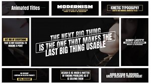 Kinetic Typography for Premiere Pro