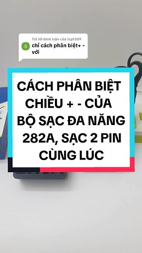 Cách phân biệt chiều âm dương bộ sạc đa năng 282A