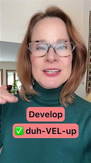 How to pronounce develop in the American accent #accenttraining #englishaccent #englishtrainer