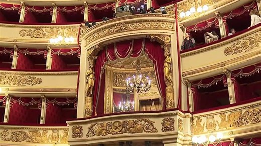Take a look inside one of Milan's most renowned opera houses