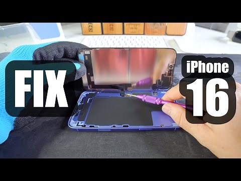 How To Take Apart / Repair iPhone 16 & 16 Plus Screen