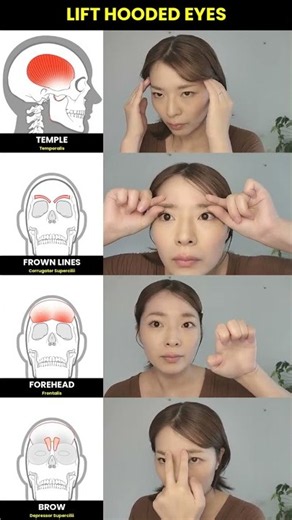 Droopy Eyelids? Do THESE Eye Exercises 😳