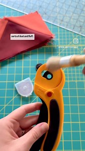 OLFA Expert, Erin (The Blanket Statement) is kicking off the week with this helpful tip. Do you dust out your rotary cutter when you change your blade? Let us know in the comments! | OLFA Craft
