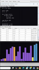 This Algorithm Sorts Faster by Splitting (Quick Sort) #shorts