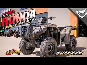 Walkaround | 2026 Honda® FourTrax Foreman Rubicon 4x4 Automatic DCT EPS TrueTimber® Atera Camo