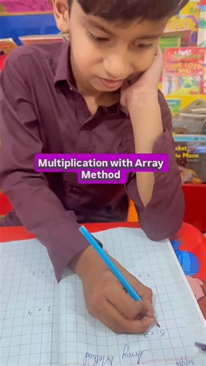 MAH makes difficult concepts easy! 🌟 Learning multiplication with the array method = WOW WOW! 🤩 Visual learning, happy minds, and confident learners every day at MAH 💡📚 #MAHLearningCentre #ArrayMethod #MultiplicationMadeEasy #MathIsFun #LearningWithJoy HappyLearners ConceptClarity EarlyYearsMath VisualLearning MAHKids FunWithMath WowLearning | Ms.Anila Hussain Learning Centre for Kindergarten and Primary Classes