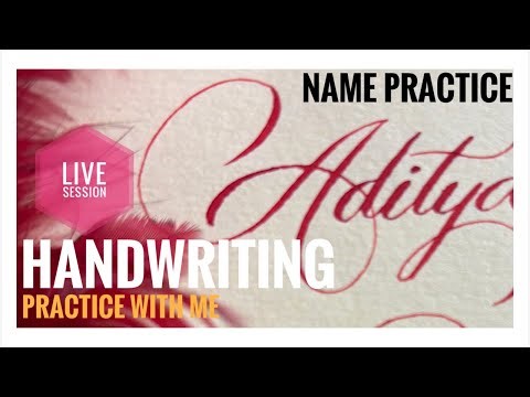 Name writing practice