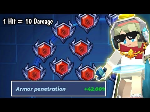 2 Hit Only With Max Armor Break Rune!! [Blockman Go]