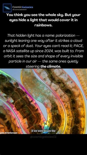 NASA launched a satellite that sees rainbows your eyes can't