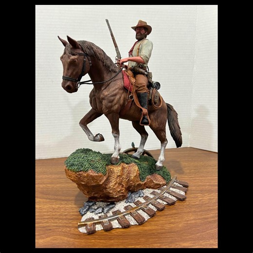 Fan Art • Arthur Morgan • Red Dead Redemption• 3D Printed Models • Statue • Cowboy • Figure • Collectible • Handmade • Video Game - Etsy
