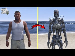 GTA 5 : FRANKLIN BECAME A ROBOT 🤖