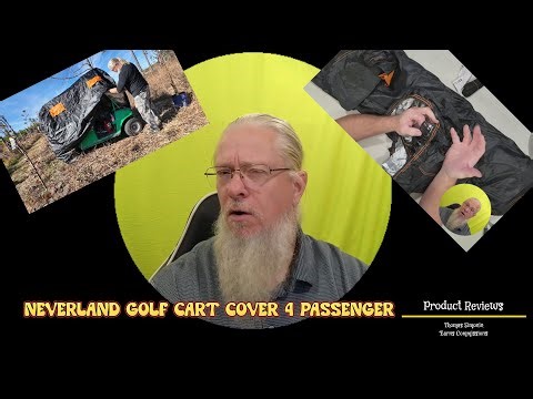 NEVERLAND Golf Cart Cover 4 Passenger Up to 115 Inch