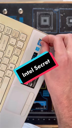 Intel Sticker Easter Egg! #fyp #viral #techtok #pc #cpu #pcgaming