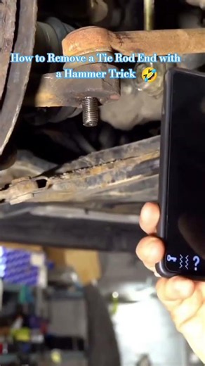 How to Remove a Tie Rod End with a Hammer Trick🤣