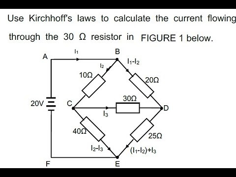 Industrial Electronics N4 Kirchhoff's Laws APRIL 2016 DC THEORY ‪@mathszoneafricanmotives‬