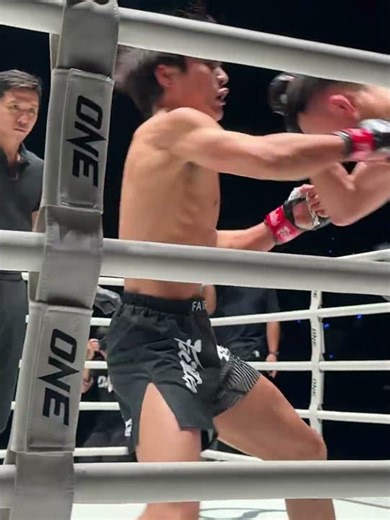 猝不及防！這招沒有預兆的轉身鞭拳誰能防得住？？#ONE冠军赛 #张沛勉VS博特略二番战 #刘梦阳VS暗影 #mma #ufc #shorts