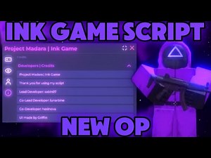 Ink Game Script *NO KEY* - Glass Esp, Teleport,Auto Dalgona, Instant Win & More! 🎁🔥