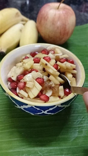 Healthy Fruit Salad Recipe | For Breakfast| Kids will love it.. | #food