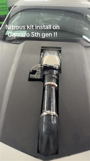 Nitrous kit install on my 5th gen Camaro to get it ready for 2k !! #fypシ #camaro #nitrous #lubbock #ss