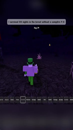 #survived #campfire #99nightsintheforestroblox #roblox