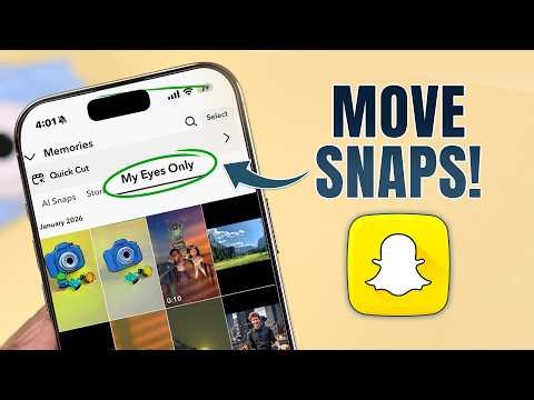 How to Use My Eyes Only on Snapchat: Move Snap to Setup!