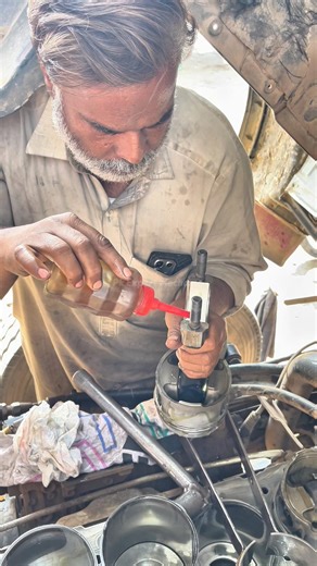 100% Accurate Piston Installation Like a Pro Mechanic #mechanic #engine #shortsfeed #piston