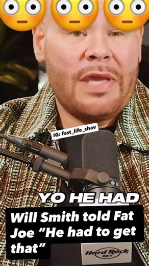Will Smith told Fat Joe😳😱😂 #viral #trending #fyp #explore #viralvideo #youtubeshorts