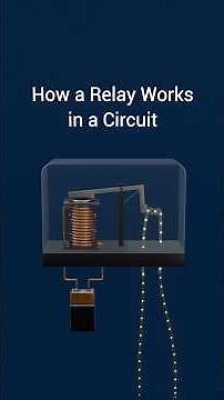 How Relays Work in Circuits | Relays and Transistors #shorts #engineering