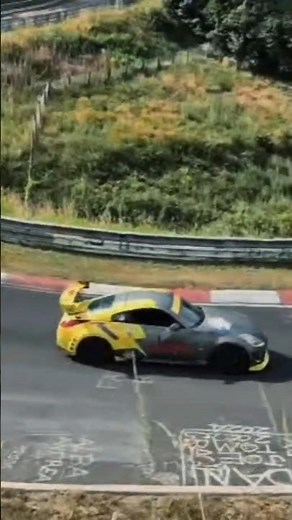 Nissan Racing 350Z Action scenes at the Nürburgring with the Nissan 350Z V8 #performancecars