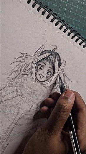 How to Draw Ochaco Uraraka from MHA | Art Time-Lapse